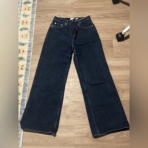 & Other Stories Dark Blue Flare Jeans
